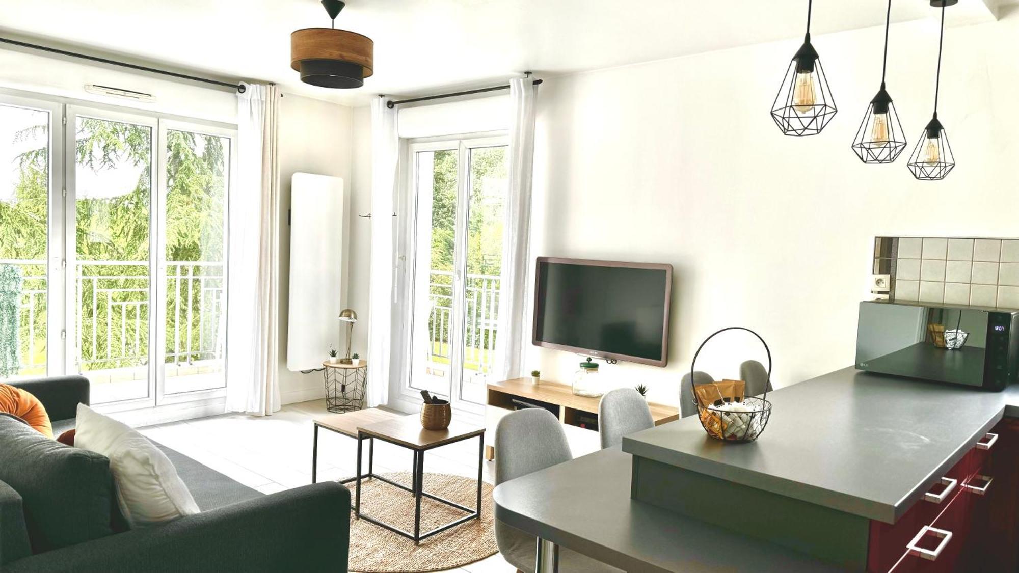 Appartement Central 6 Personnes A 10 Minutes De Disneyland Монтеврен Екстер'єр фото